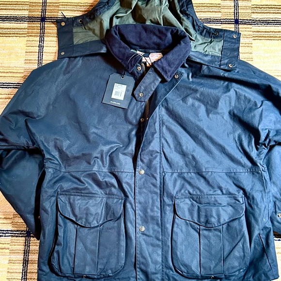 Filson Foul Weather Jacket | Harbor Blue | MSRP $395 - Picture 3 of 9